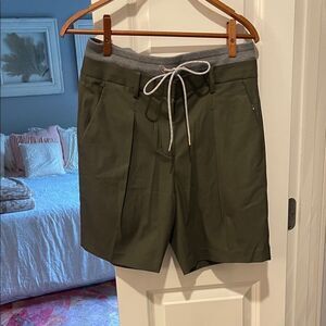 Olive Green Women's Shorts